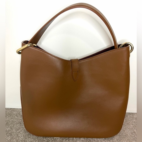 Furla Brown Leather Shoulder Bag – Italian Leather, Gold Hardware - Picture 2 of 10